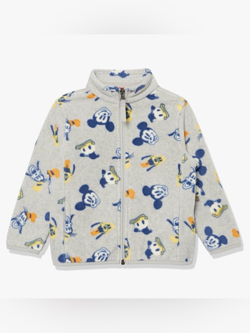 NWOT Amazon Essentials Disney Boys Polar Fleece Full-Zip Mock Winter Outerwear